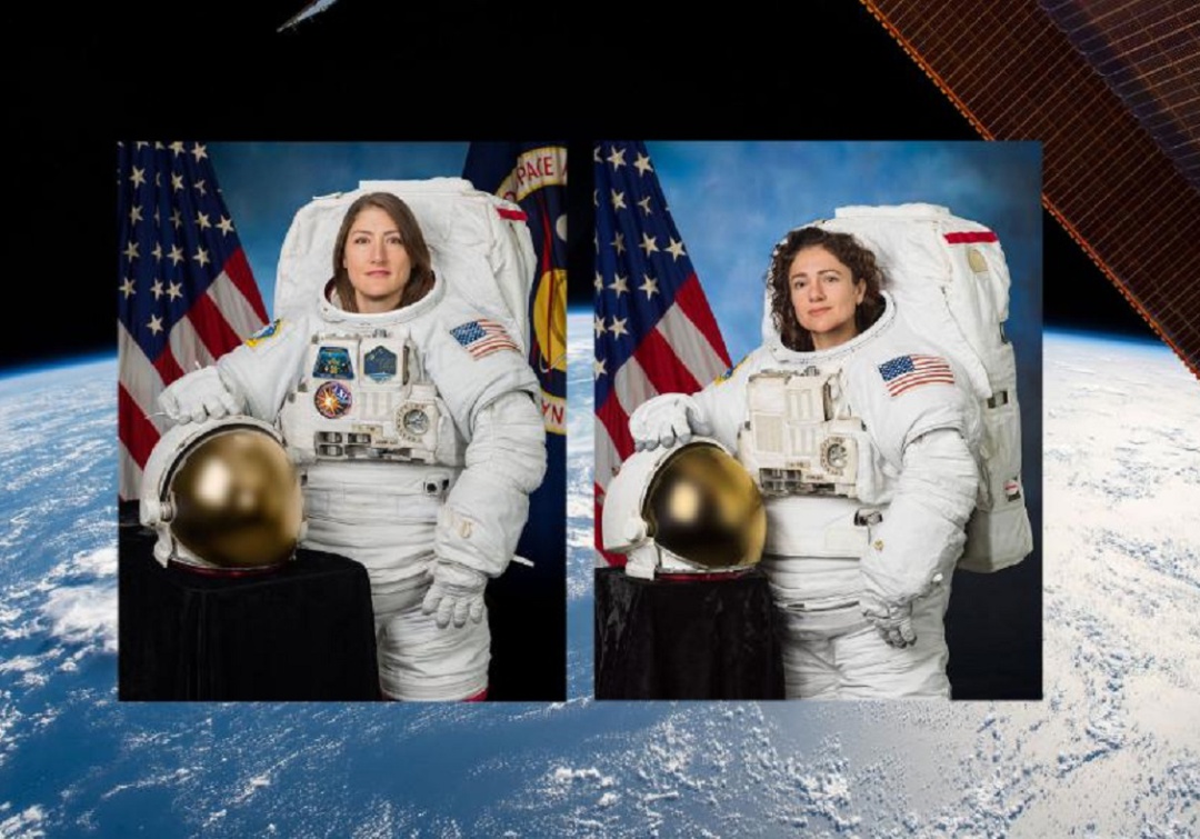 ¡Hoy es el día! Por primera vez 2 mujeres realizan una caminata espacial