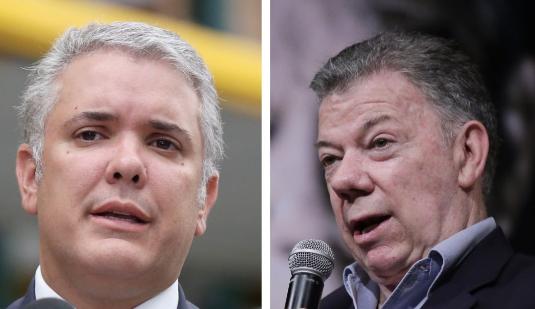 Juan Manuel Santos Duque Petro metro: "Ya se acabaron esos cartones de cheques", el vainazo de Duque a Santos