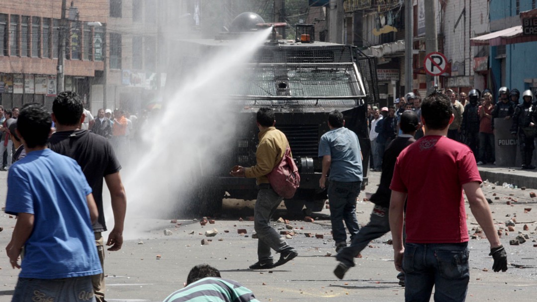 Operativo en San Andresito San José terminó en disturbios