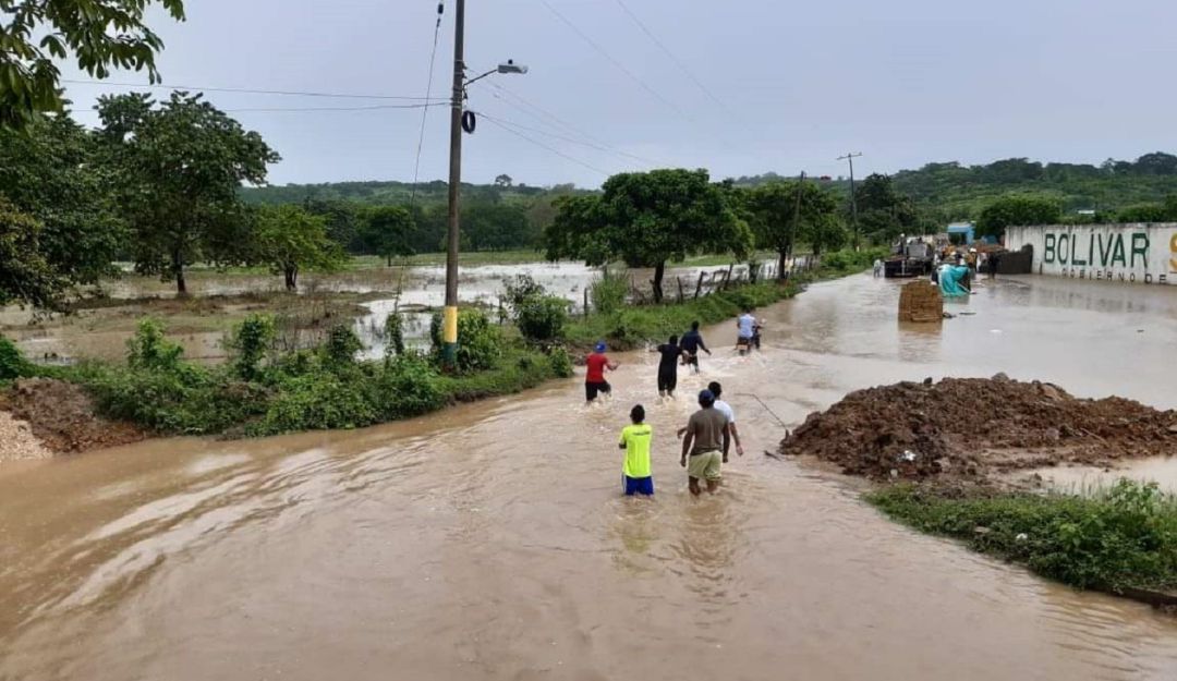 Invierno en Bolívar: Fuertes lluvias dejan inundaciones en El Carmen de Bolívar