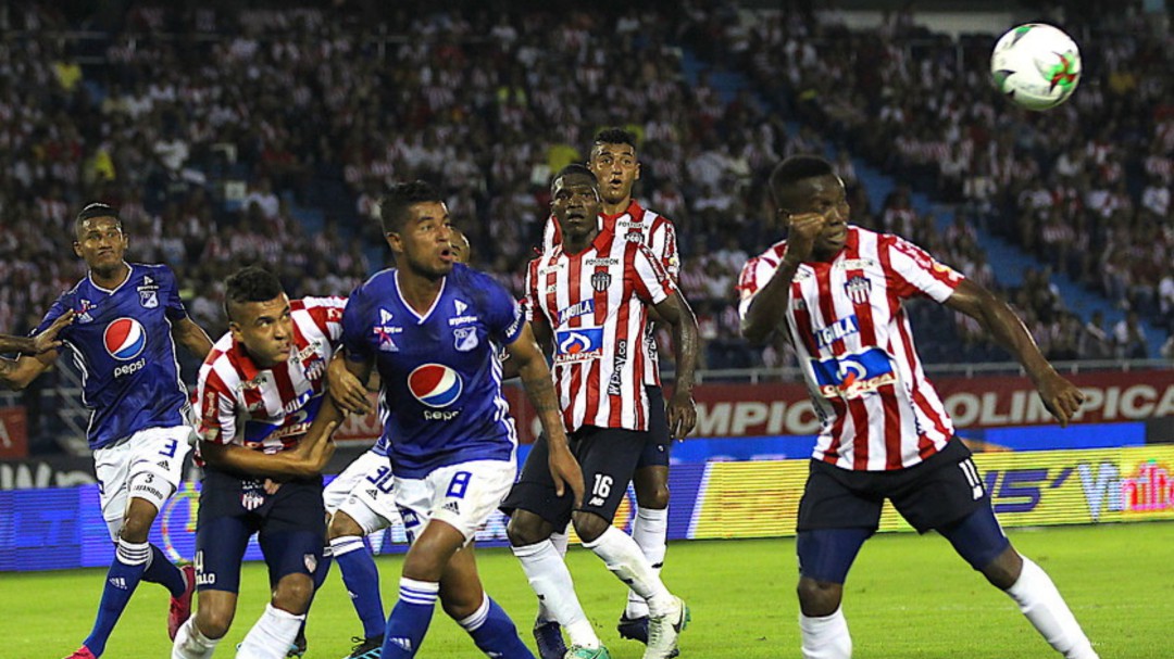 Junior derrota a Millonarios que cae al octavo puesto
