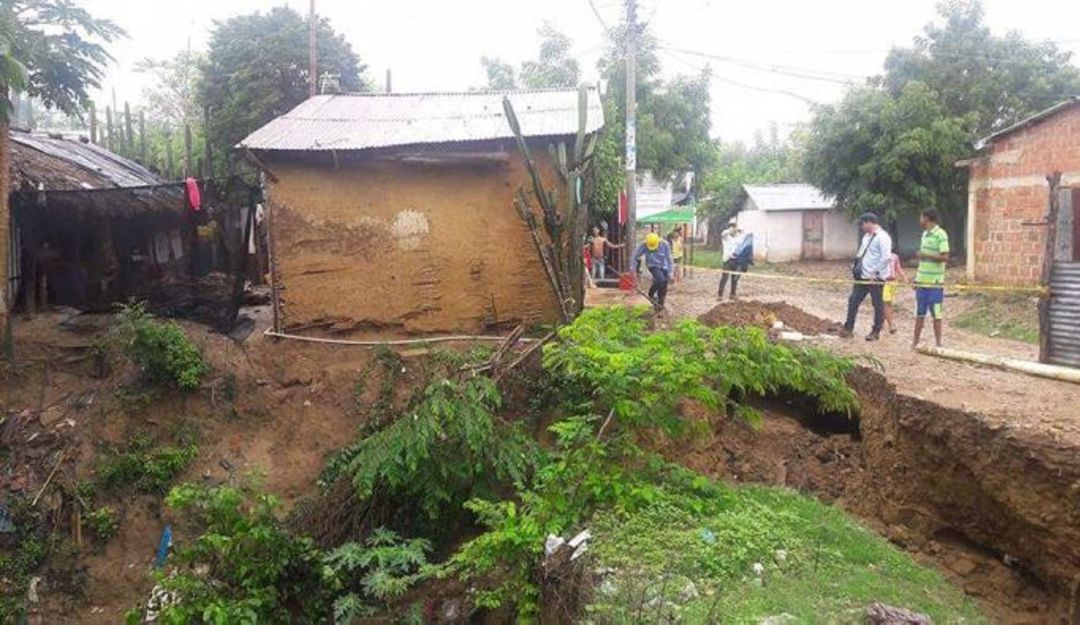 Surtigas en Bolívar: Deslizamientos dañan tubería de gas natural en El Carmen de Bolívar