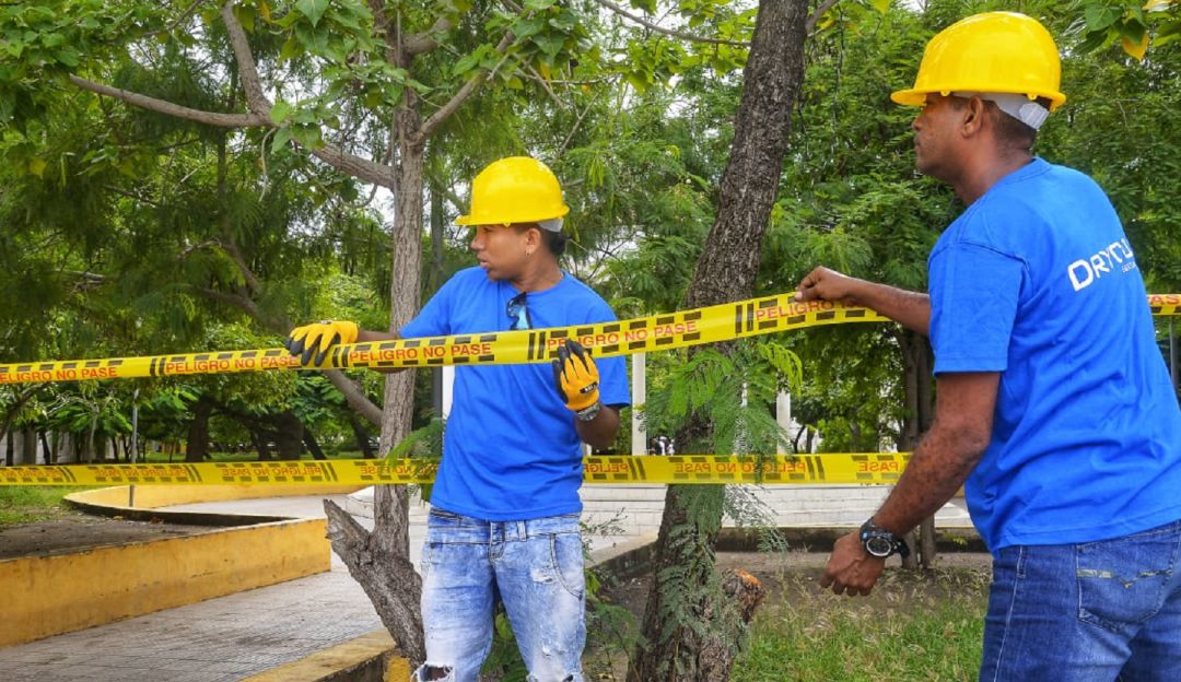 Parque Centenario de Cartagena: Avanza recuperación del parque Centenario en Cartagena