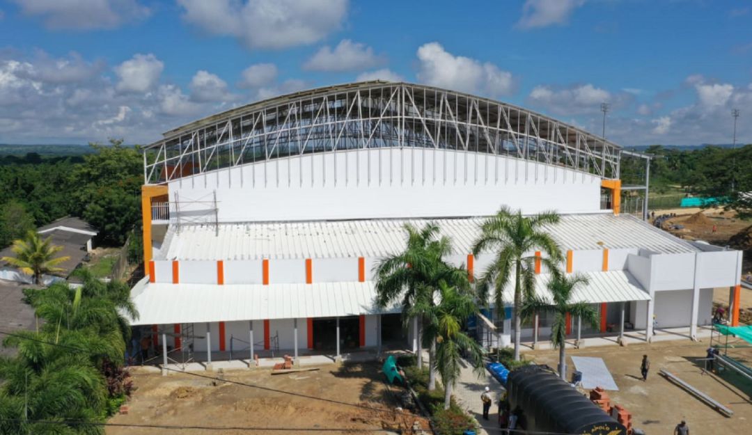 Deportes en Bolívar: Tejódromo de Turbaco- Bolívar, en un 90% de ejecución