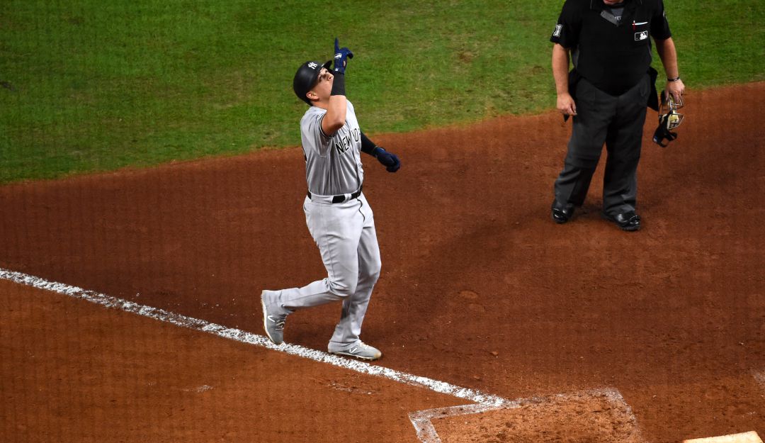 New York Yankees Giovanny Urshela Postemporada: Urshela jonroneó pero los Astros de Houston celebraron el título