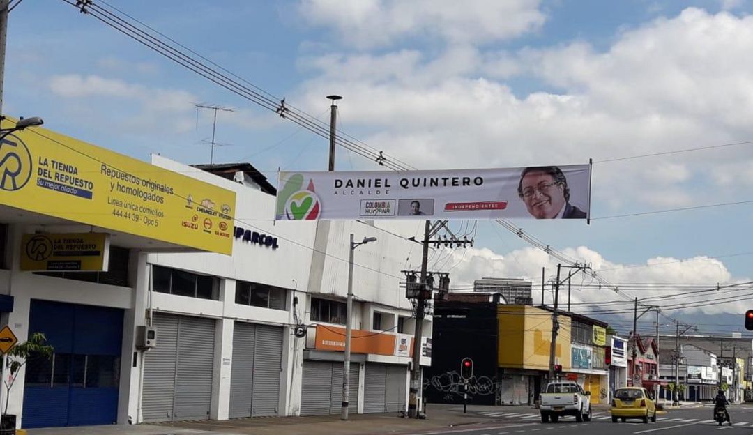 ELECCIONES, DENUNCIA, DANIEL, QUINTERO, PETRO: Denuncian publicidad engañosa contra Daniel Quintero