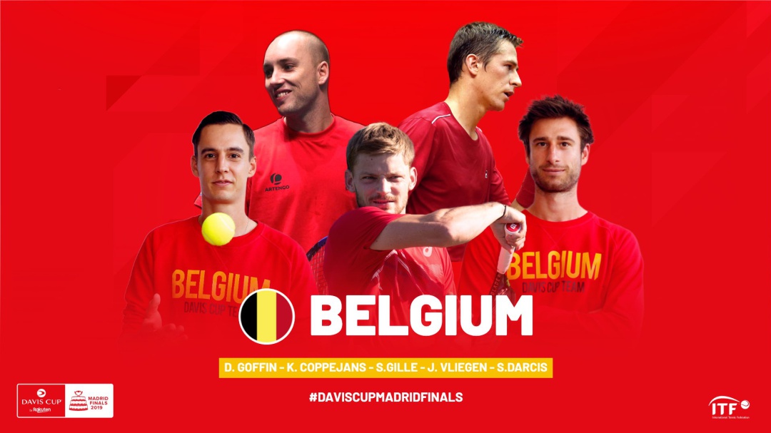Bélgica, rival de Colombia, definió su equipo para la Copa Davis