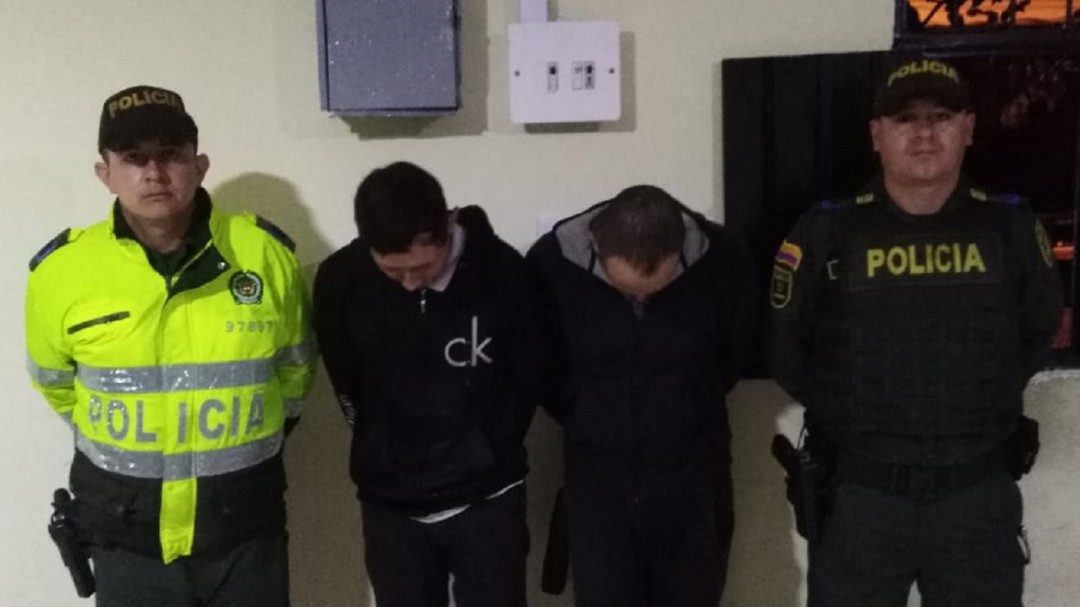 La alarma delató a los ladrones