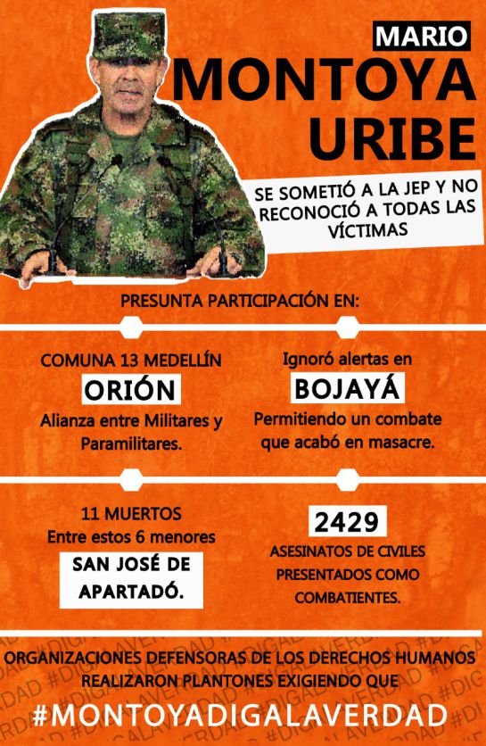 Militares responsables de Falsos Positivos: Los rostros del mural de falsos positivos que taparon con pintura blanca Militares responsables de Falsos Positivos: Los rostros del mural de falsos positivos que taparon con pintura blanca