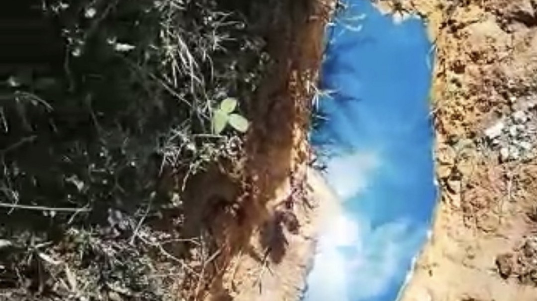 Denuncian derrame de líquido azul en zona de exploración minera de Jericó