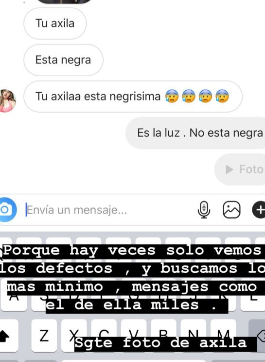 Critican a Daniela Ospina por aspecto de sus axilas: Daniela Ospina responde ante criticas por sus axilas Critican a Daniela Ospina por aspecto de sus axilas: Daniela Ospina responde ante criticas por sus axilas