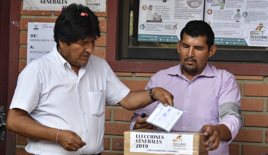 Se confirma victoria de Evo Morales para presidencia de Bolivia