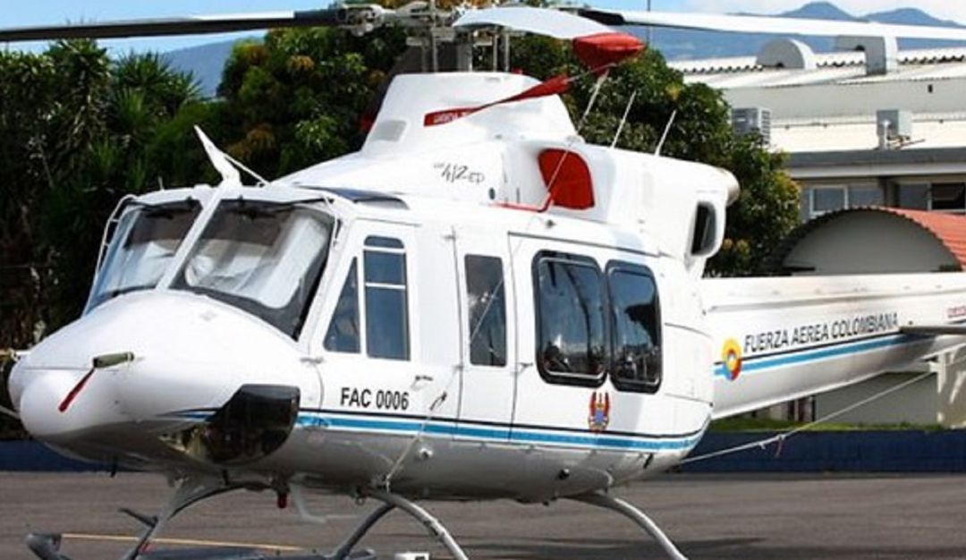 Accidentes en helicópteros Colombia: FAC: Helicóptero se habría accidentado por razones climáticas
