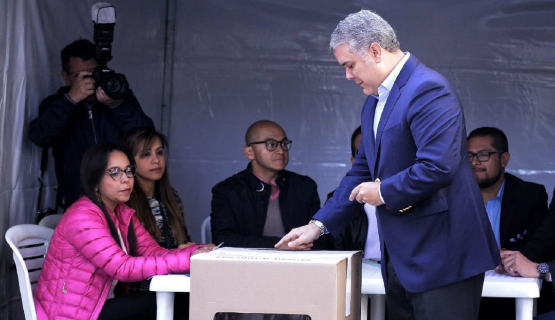 Delitos electorales Colombia: Duque: Este Gobierno seguirá trabajando con las personas que sean elegidas