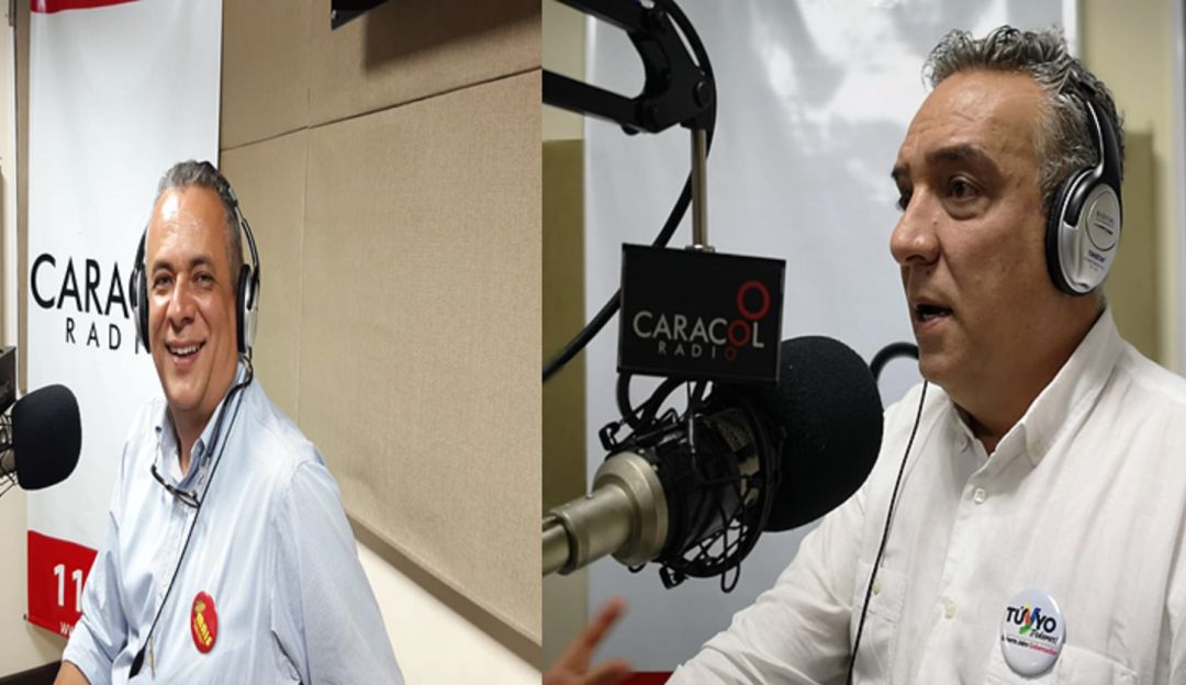 José Manuel Ríos alcalde de Armenia, Roberto Jairo Jaramillo gobernador del Quindío