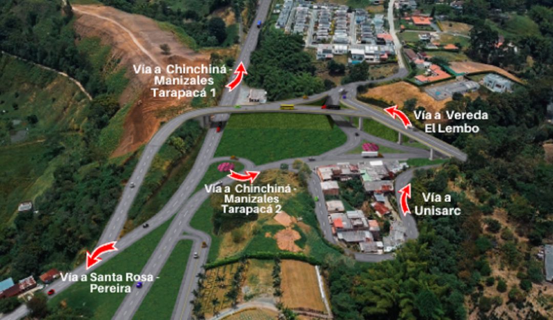 Intersección víal El Jazmín