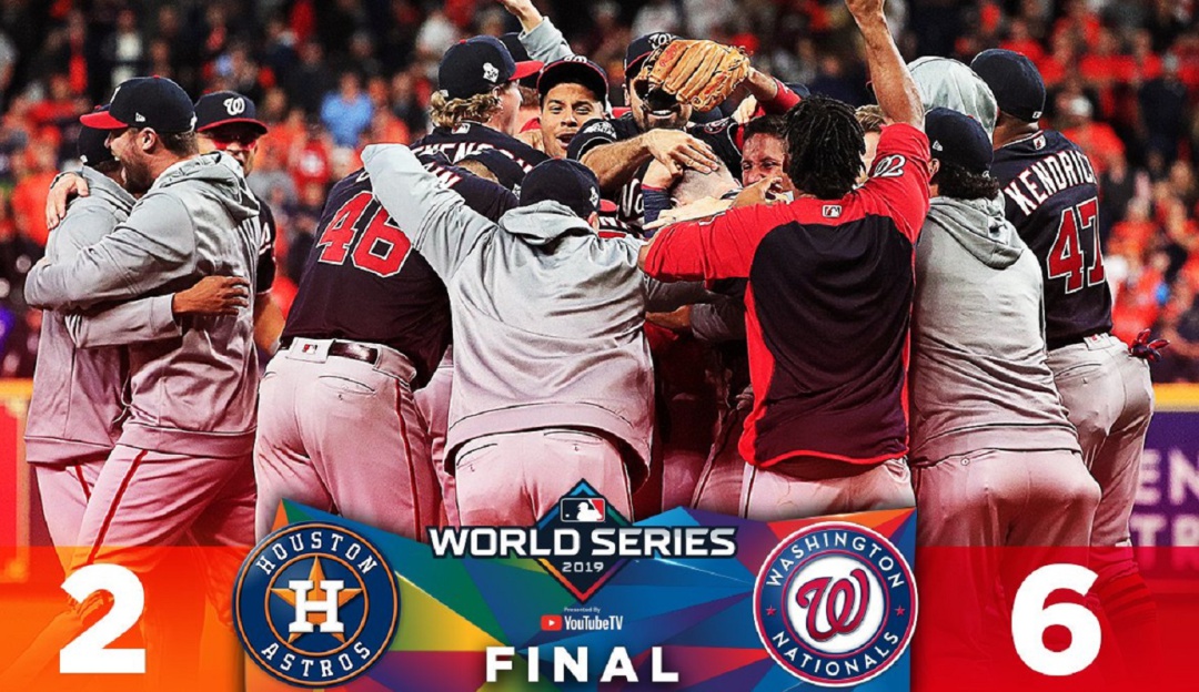 Nacionales Washington campeones Serie Mundial: ¡Histórico! Los Nacionales de Washington logran su primera Serie Mundial