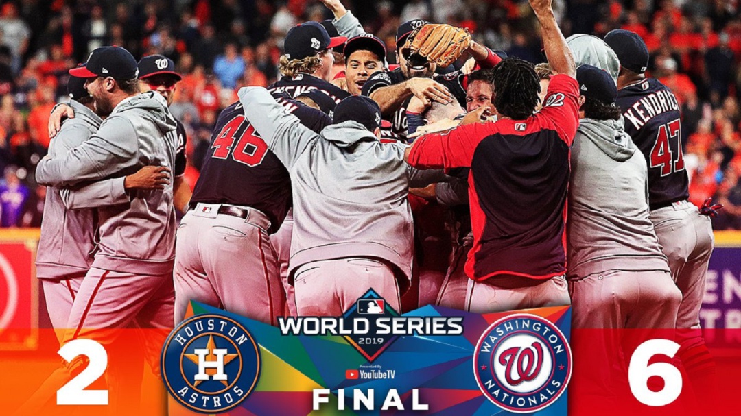¡Histórico! Los Nacionales de Washington logran su primera Serie Mundial