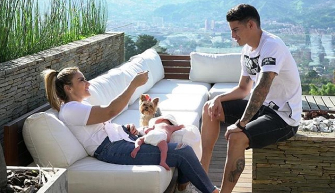 James Rodríguez Real Madrid papá foto Samuel: James volvió a Madrid recargado de energía