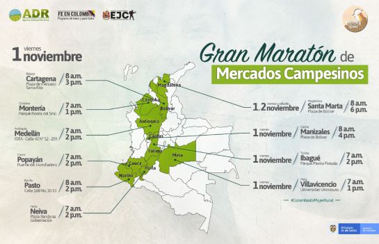 Mercados campesinos en Colombia: Maratón de mercados campesinos para impulsar el desarrollo rural Mercados campesinos en Colombia: Maratón de mercados campesinos para impulsar el desarrollo rural