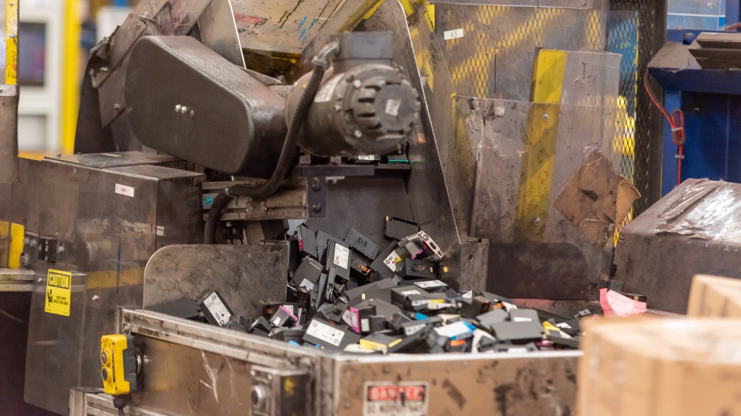 La meta de HP utilizar un 30% de material reciclado para el 2025