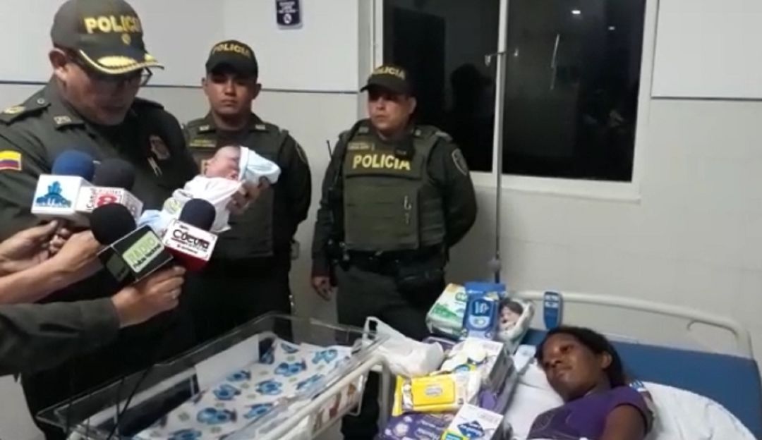 Nacimiento bebé en la zona de frontera