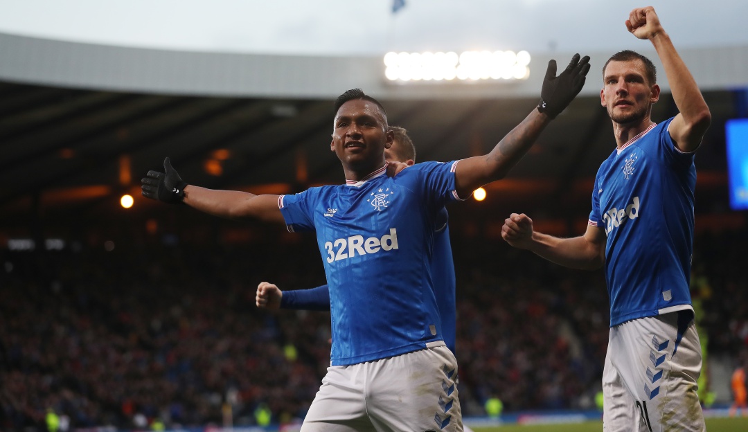 Alfredo Morelos dos goles Rangers Copa dela Liga: Doblete de Morelos guía al Rangers a la final de la Copa de la Liga