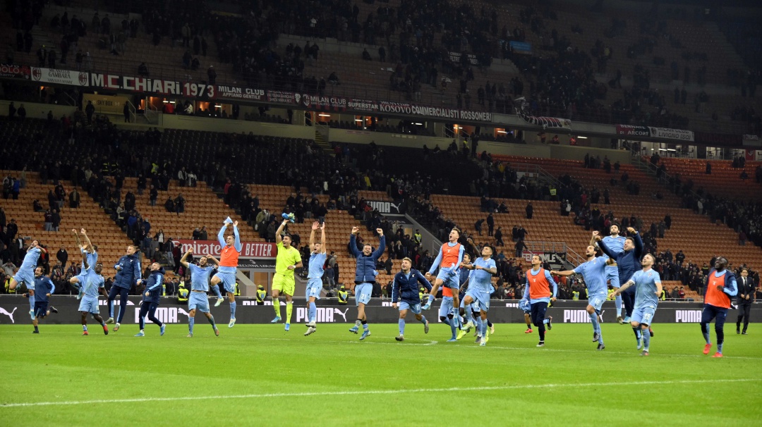 ¡Triunfo histórico! Lazio venció a Milan en San Siro después de 30 años