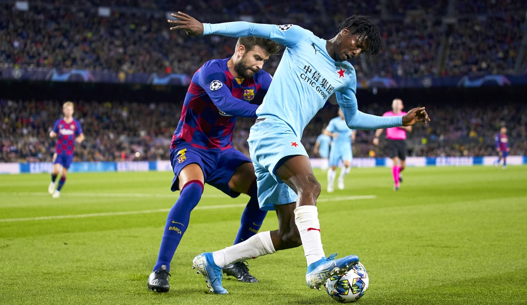 Barcelona resultado champions league slavia praga: Papelón: Barcelona no pudo con Slavia Praga, en el Camp Nou