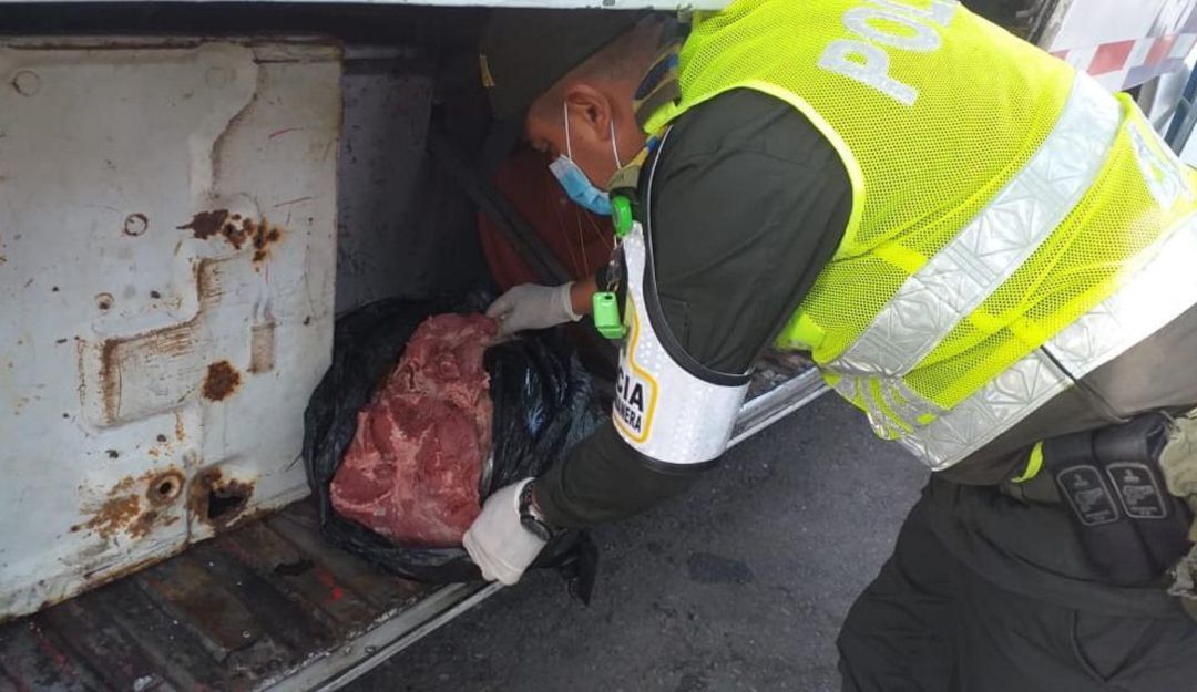 Carne venezolana: Decomisan carne venezolana que iba a ser distribuida en Santa Marta