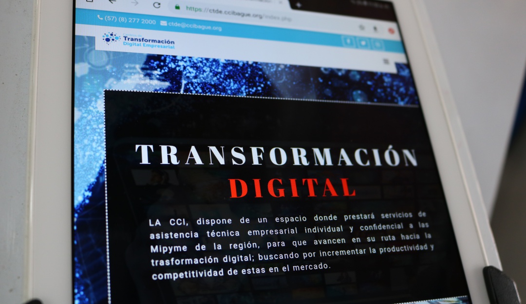 Cámara de Comercio de Ibagué: CCI, primer Centro de Transformación Digital Empresarial en la región