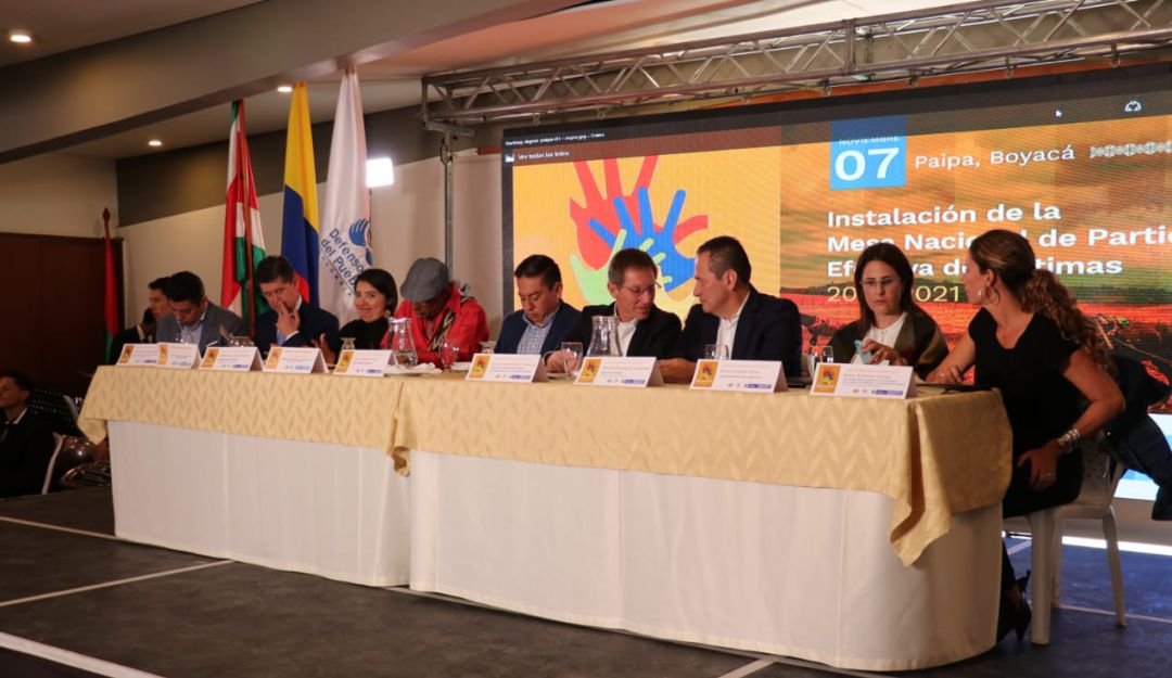 Mesa Nacional de Víctimas en Colombia sobre el conflicto: Instalada la Mesa Nacional de Víctimas