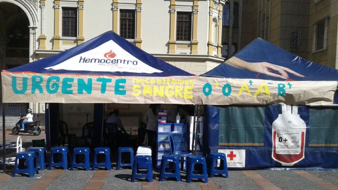 Manizales se quedó sin sangre O+ y O-