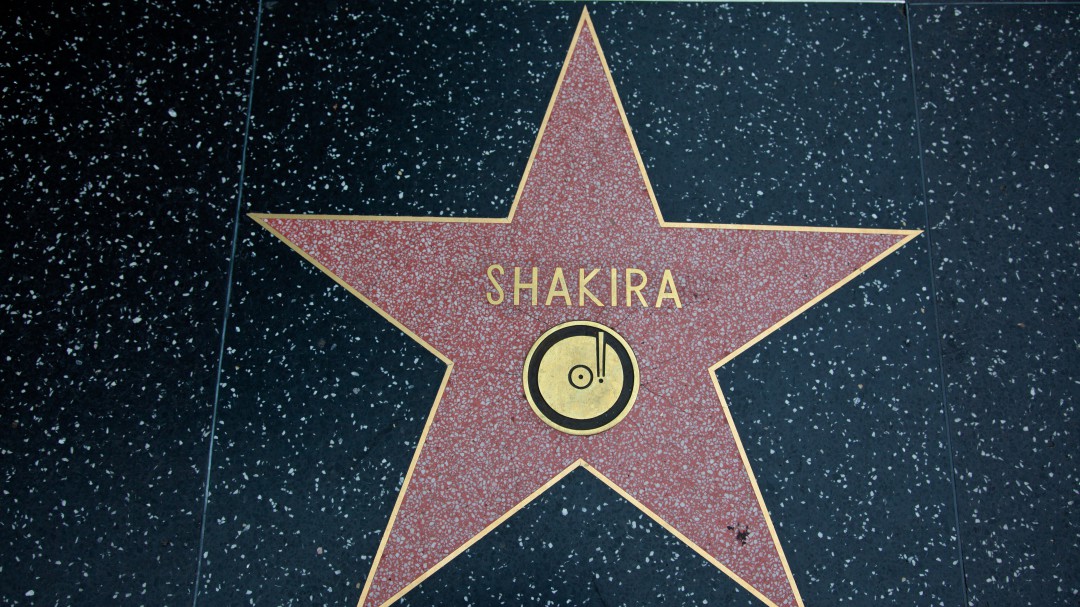 Hace 8 años Shakira recibió su estrella en el Paseo de la Fama de Hollywood
