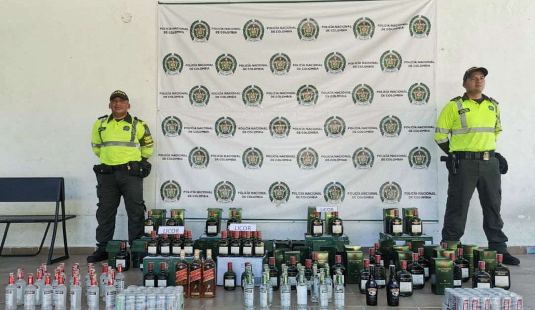 Licor ilegal: Incautan licor ilegal en carreteras del norte del Tolima