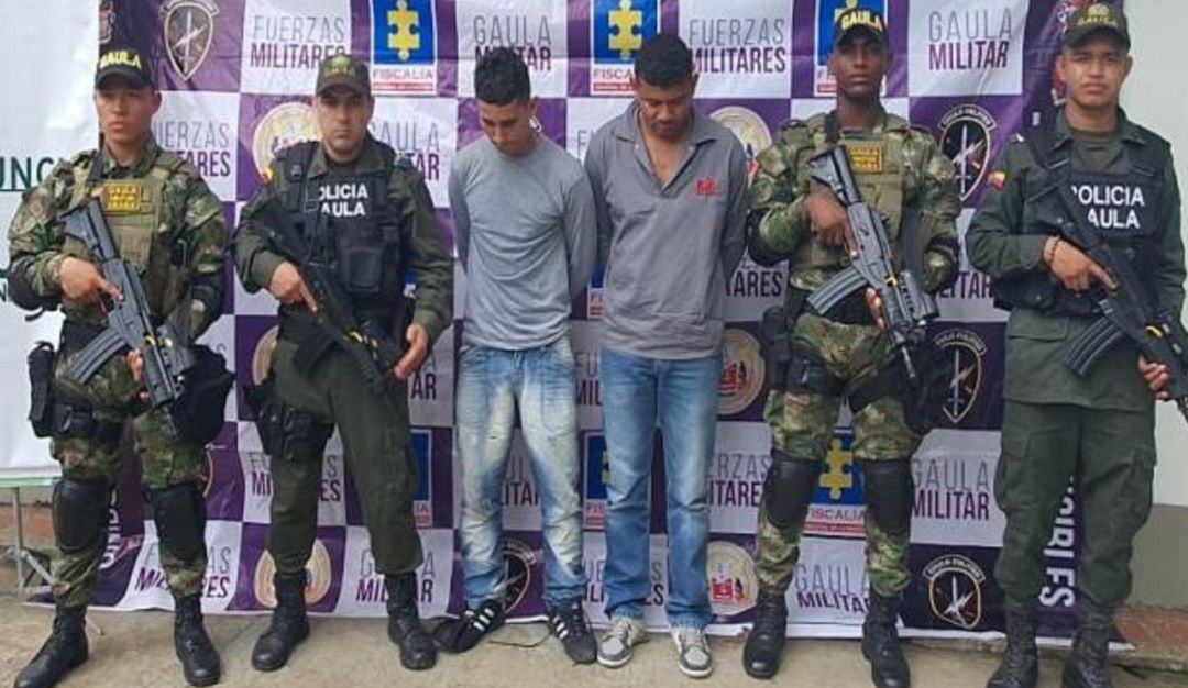 Capturado extorsionista Chigorodó: Capturados dos sujetos por el delito de extorsión en Chigorodó, Antioquia