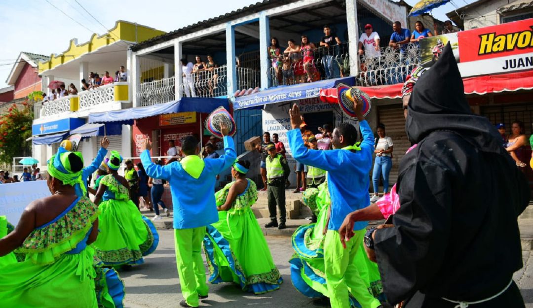 Cultura en Cartagena: Comparsa de ETCAR participa en el cabildo de Getsemaní en Cartagena