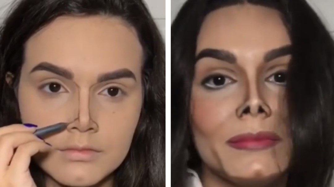 ¿Se parece? Esta chica se maquilló y quedó idéntica a Michael Jackson