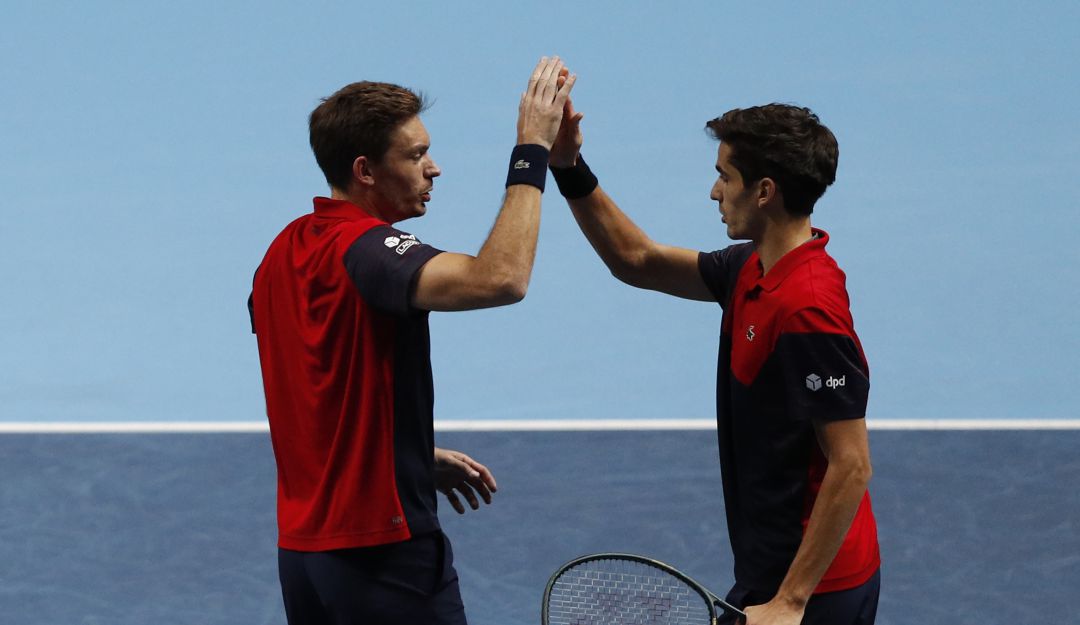 Herbert y Mahut mantienen con vida a los colombianos Cabal y Farah: Farah y Cabal siguen vivos gracias a la victoria de Herbert y Mahut