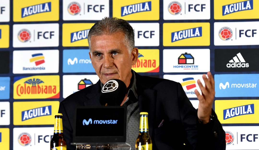 Selección Colombia Carlos Queiroz: Carlos Queiroz: "Jugar con '9' y '10' es fútbol de hace 10 años"