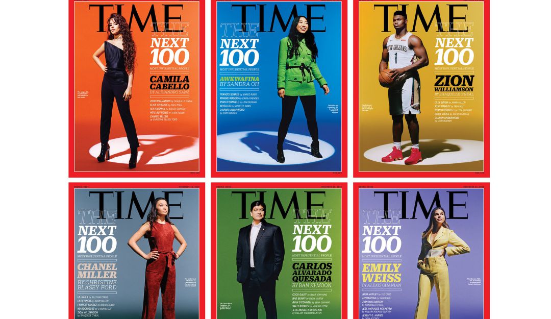 Lista de las 100 personas que destaca la Revista Time: Las estrellas en ascenso de la revista Time