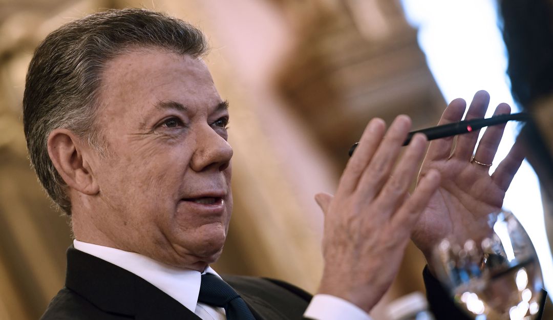 Conferencia Juan Manuel Santos Acuerdo de Paz: Santos: "Narcotráfico y despojo, causas de asesinato de líderes sociales"