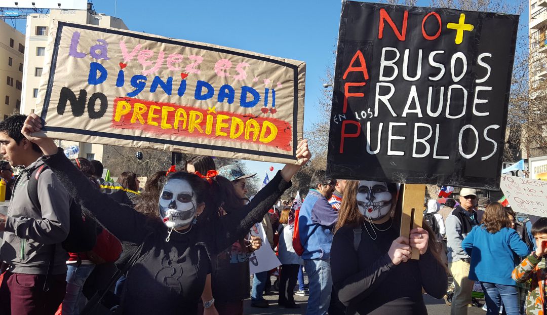 Prosur, Chile, manifestaciones, marchas: Prosur respaldó los esfuerzos del gobierno chileno para restaurar la paz