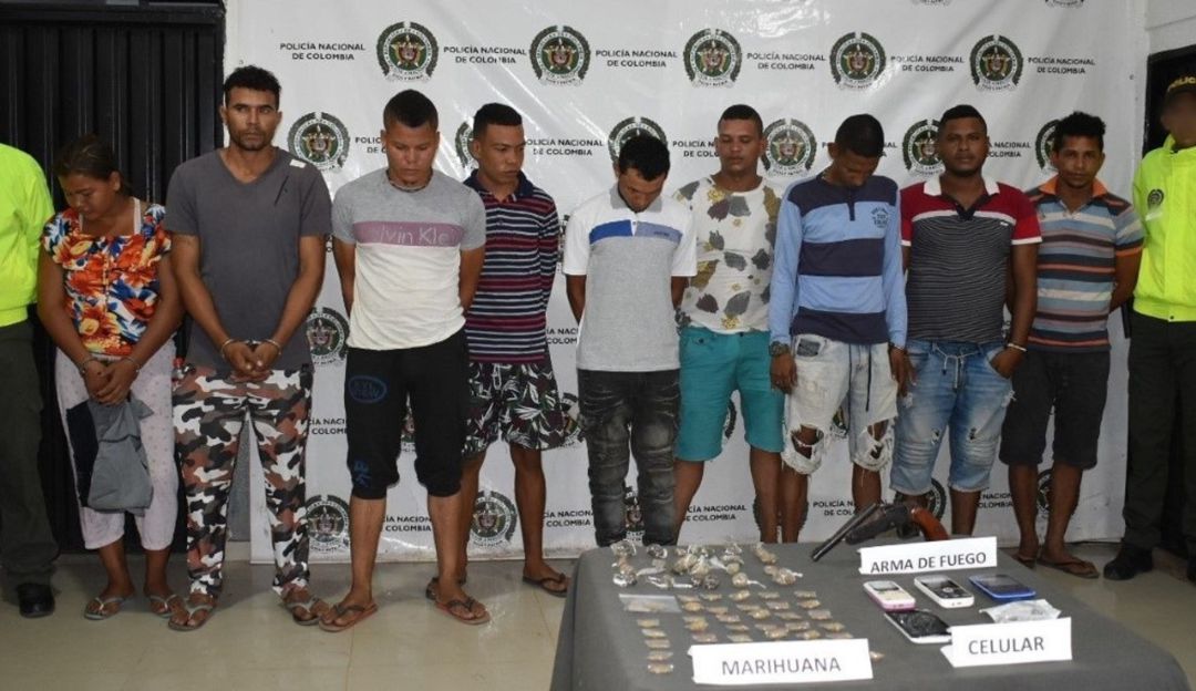 Más de 1.000 capturados por tráfico de drogas en el Magdalena
