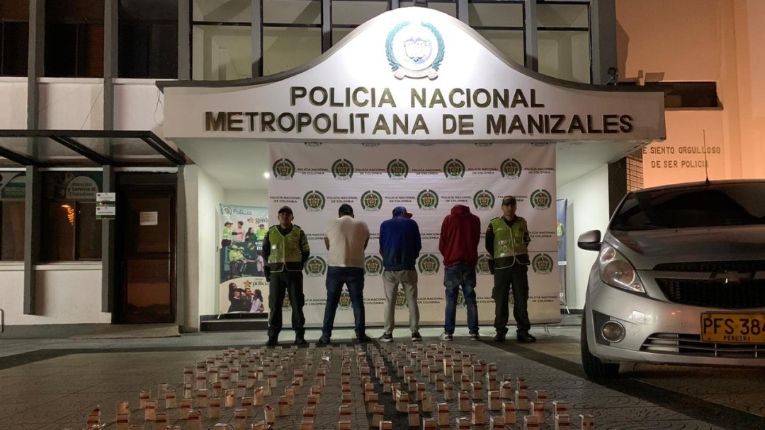 Policía de Manizales incautó 202 frascos de Ketamina provenientes de Cali