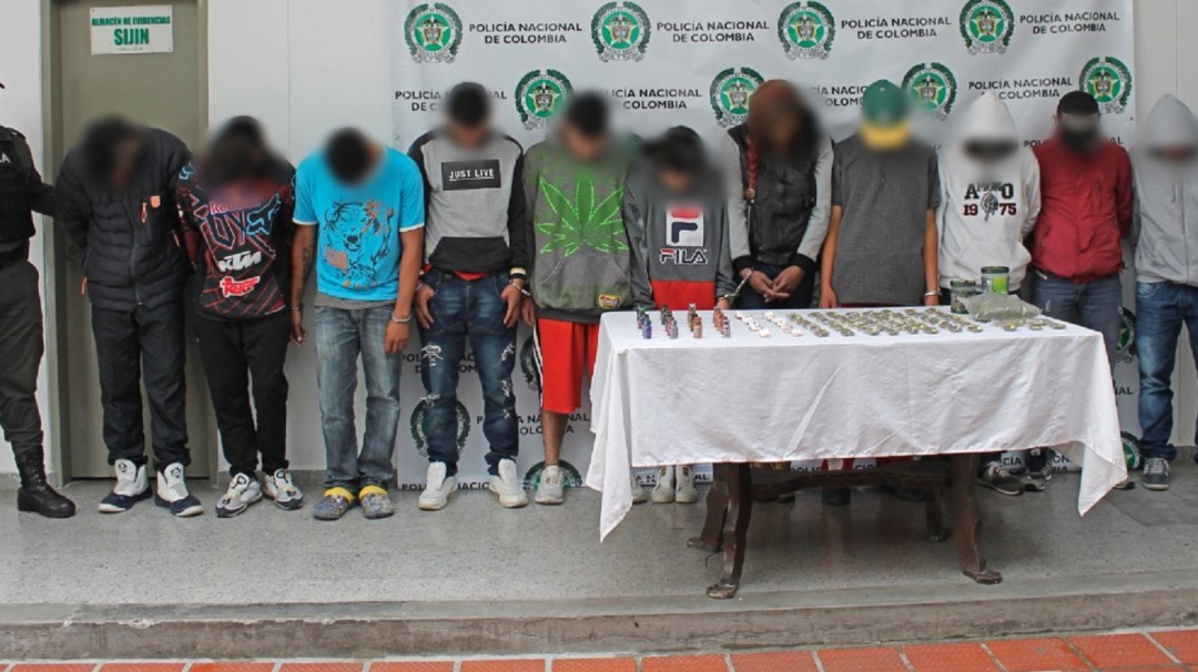 13 personas de la banda 'El Laberinto' capturadas en Rionegro por extorsión