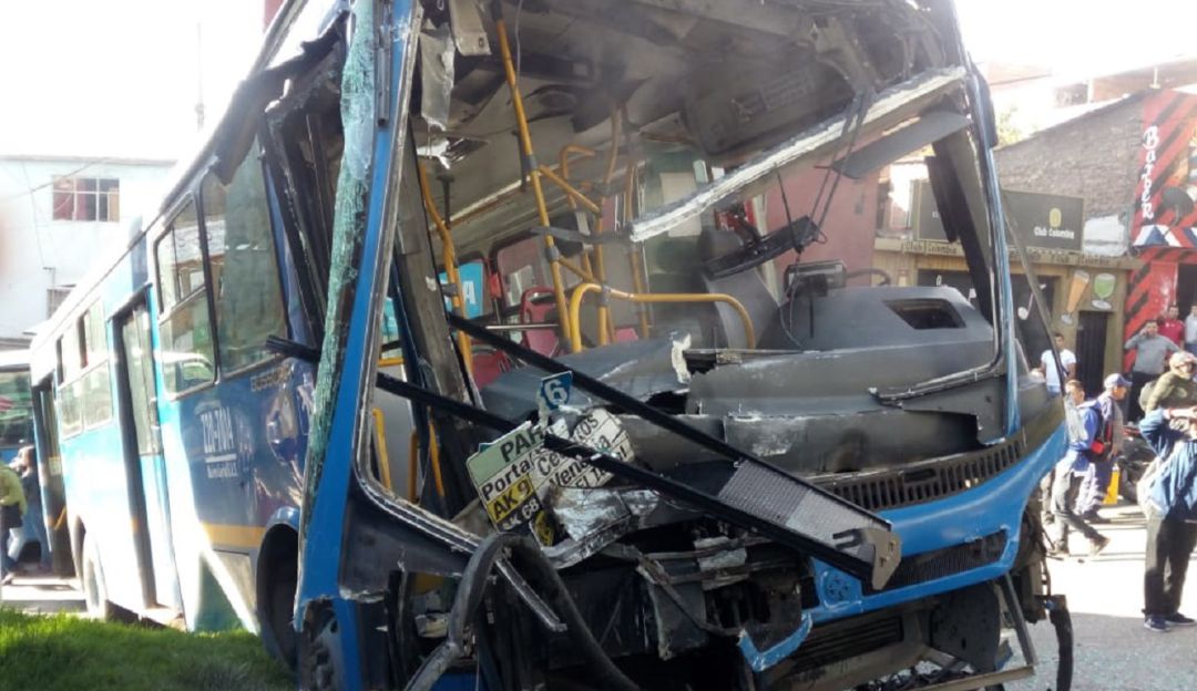 Accidente de Sitp en Lucero bajo: 53 heridos deja choque entre dos Sitp