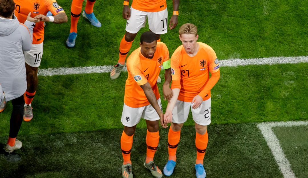 UEFA De Jong NO rotundo al racismo eurocopa 2020: No al racismo: De Jong, Wijnaldum y una postal inolvidable