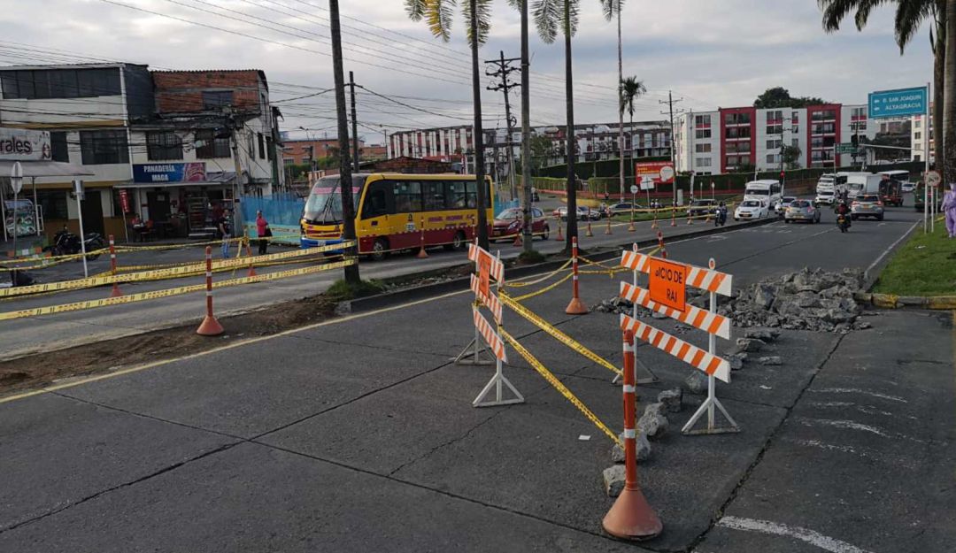 Obras viales en Pereira: Inició la construcción de intersección en el sector de Corales en Pereira