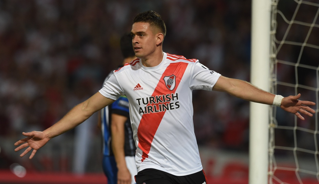 "Quiero ganar todo, esa es la mentalidad de River Plate" Santos Borré